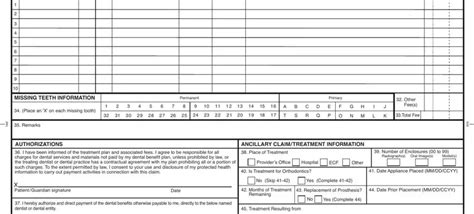 Ada Dental Claim Form ≡ Fill Out Printable Pdf Forms Online