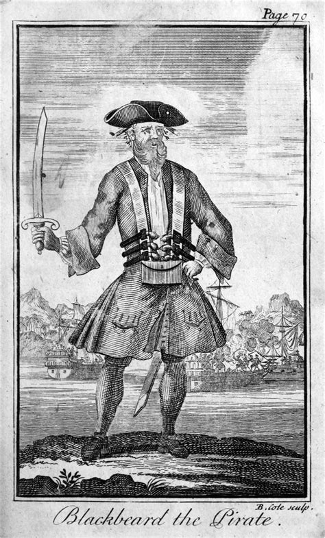 Picture Of Famous Pirate Blackbeard The Pirate