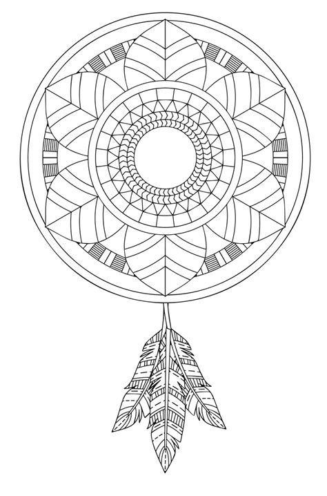 Dream catcher coloring pages mandala coloring book clip art coloring books dream catcher drawing color tattoo coloring pages wreath dreamcatcher coloring page | colorish app : Mandala Monday 28 - Free Download To Colour In | Dream ...