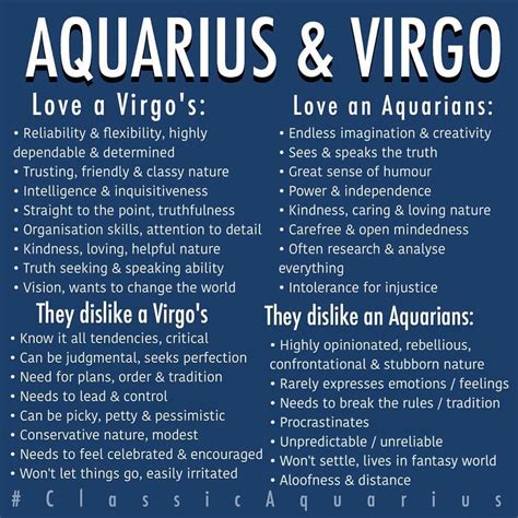 Aquarius And Virgo Relationship Listed Above Are The Positive Aspects