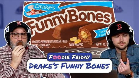 Trying Drakes Funny Bones For The First Time Foodiefriday Youtube