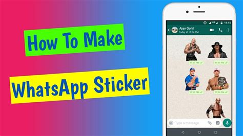 How To Create Whatsapp Stickers Whatsapp Sticker Kaise Bnaye Mobile