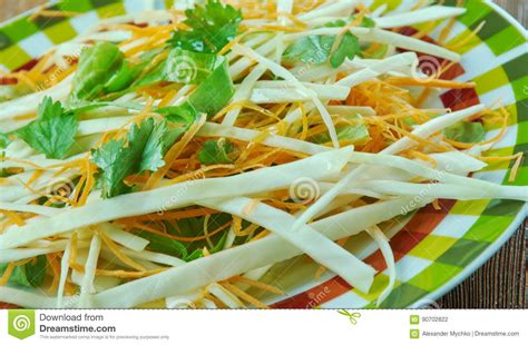 Coleslaw With Carrots And Lettuces Stock Photo Image Of Coleslaw