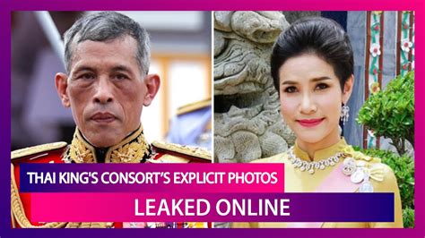 thai king s consort sineenat wongvajirapakdi s explicit photos leaked online youtube