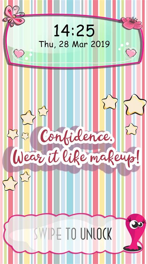 Cute Girl Lock Screen Wallpaper With Quotes For Android Apk Download