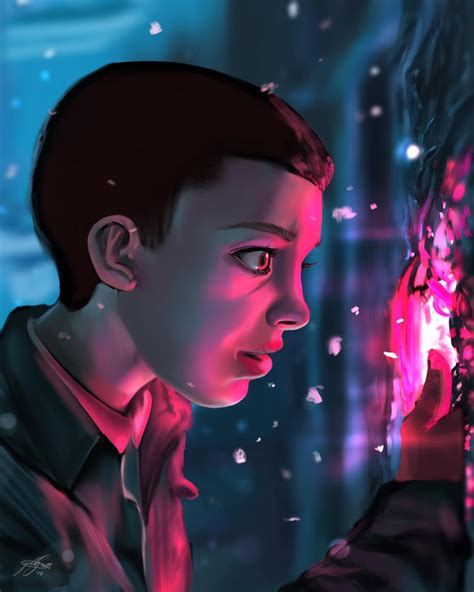 Stranger Things Eleven by Gabriella Aguillon | Stranger things art, Eleven stranger things, Stranger