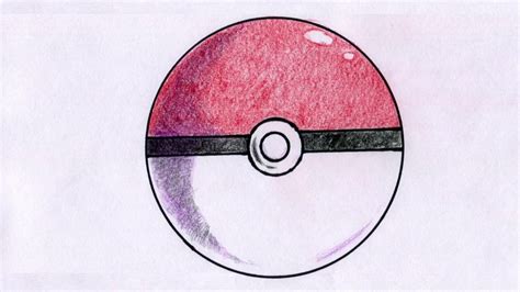 How To Draw A Pokeball Step By Step Drawing Tutorial For Beginners