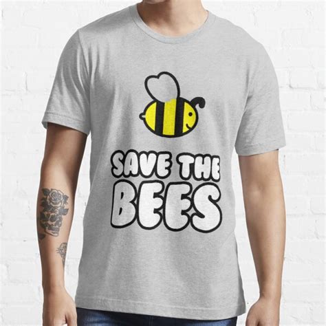 Save The Bees T Shirt For Sale By Rybroskeez Redbubble Bees T