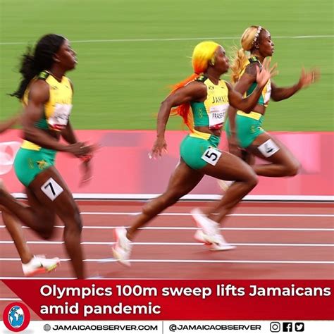Jamaica Observer On Instagram “jamaica Swept The Women S 100m Medals At The Tokyo Olympics On