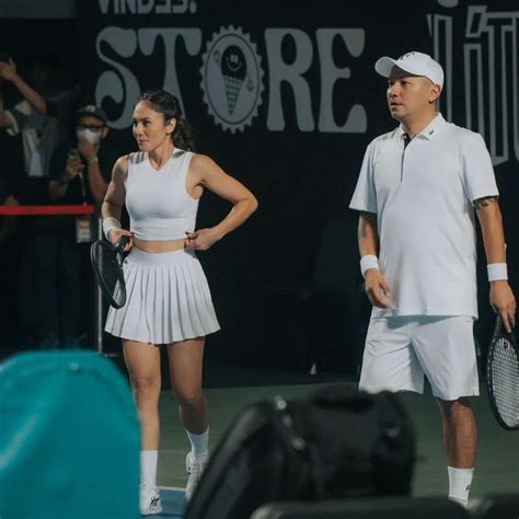 Duet Main Tenis Bareng Gading Marten Wulan Guritno Sukses Pukau Netizen Dan Rekan Artis Dengan