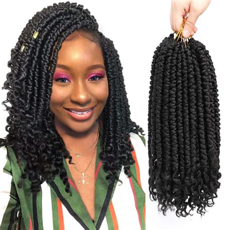 Buy Fayasu Pre Spring Twist Crochet Hair Crochet Braids For Black Women Synthetic Passion Twist