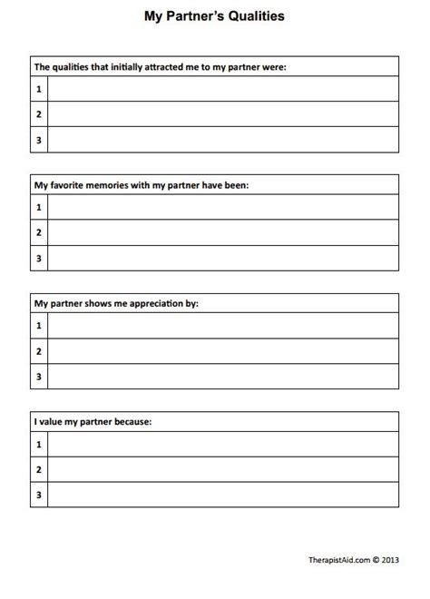 9 Best Couples Counseling Activitiesworksheets Images On Pinterest