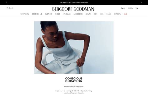Bergdorf Goodman Launches Conscious Closet Program Retailboss News Summary United States