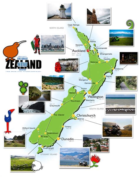 New Zealand Tourist Map Nz Maps Pinterest Tourist Map Travel