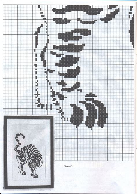 Band samplers are iconic in cross stitch history and still popular subjects for today's patterns and i admit i certainly love them as much as the next stitcher. Black and white tiger cross stitch pattern (2) - free ...