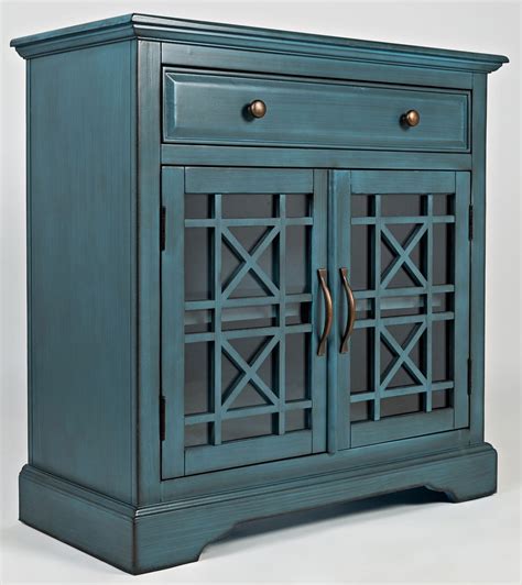 Craftsman Antique Blue Accent Chest From Jofran Coleman Furniture