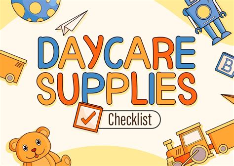 Daycare Supplies Buying Guide Toys Art Supplies And More