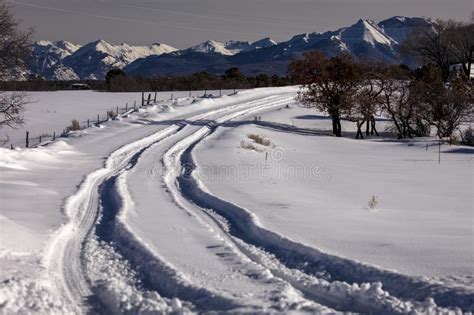 Colorado Snowy Mountain Road Stock Photos Download 375