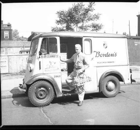 Borden S Milk Deliveryman Royal Photo Company Collection Trucks