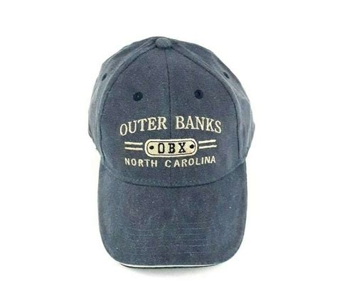 Obx Outer Banks Fishing North Carolina Denim Cap Hat Triangleheadwear