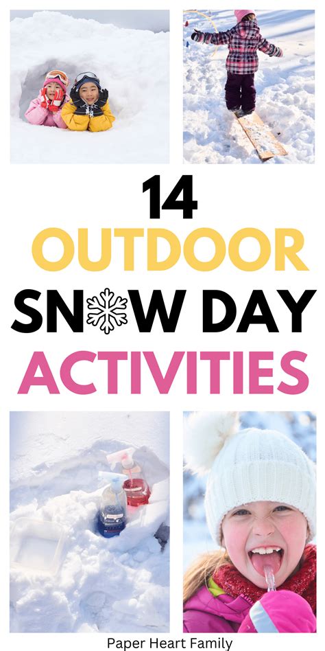 32 Snow Day Activities For Kids Indoors And Outdoors