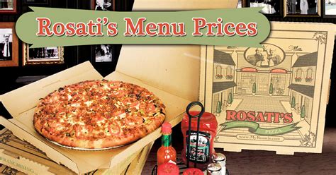 Rosatis Menu Prices Pizza Sandwichpasta Rosatis Pizza Menu List