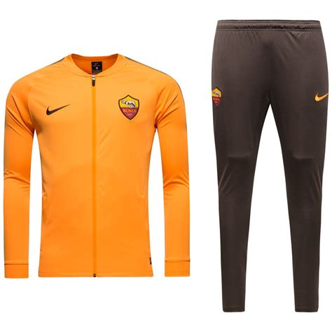 Günstige fussball trainingsanzug für nationalmannschaft neue saison 2020 2021 bestellen. AS Rom Trainingsanzug Dry Squad Knit - Orange/Braun | www ...