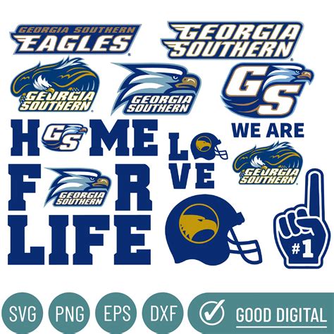 Georgia Southern Eagles Svg Ncaa Svg Logo Svg Png Footba Inspire
