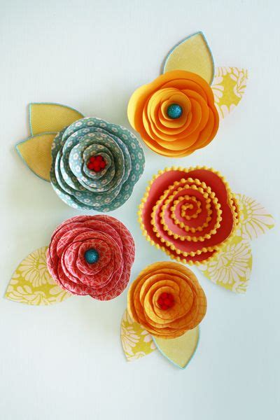 Rolled Flowers Rolled Paper Flowers Handmade Flowers Paper Paper