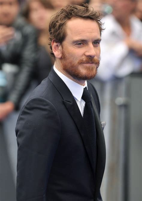 Michael Fassbender At The Prometheus Uk Premiere Michael Fassbender Ginger Beard Actors