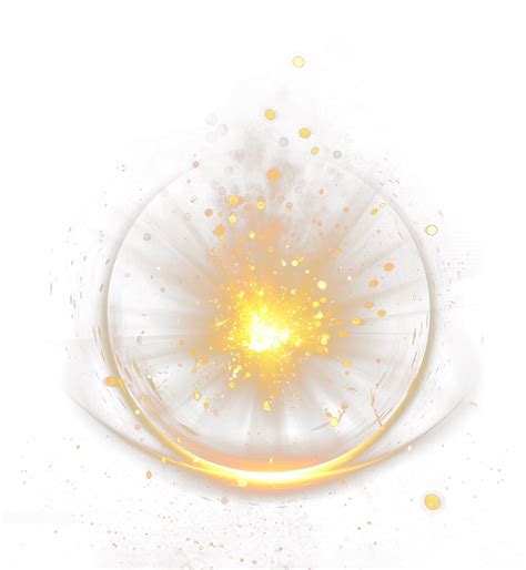 Ftestickers Light Shine Glow Gold Light Gold Png Free Transparent