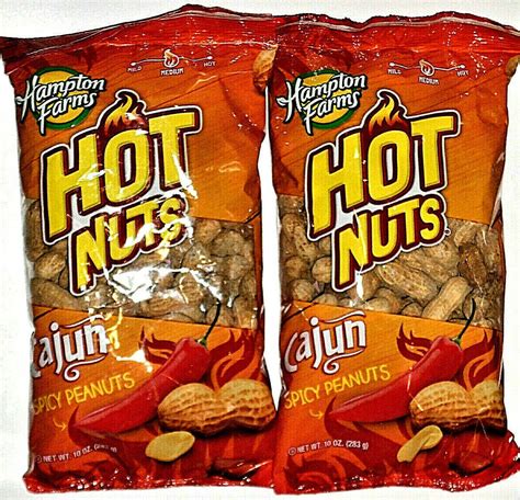 A1 Best Hampton Farms Cajun Spicy Peanuts In Shell 1 Set Of 2~10 Ounce