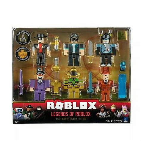 15th Anniversary Legends Of Roblox Action Figure 6 Pack