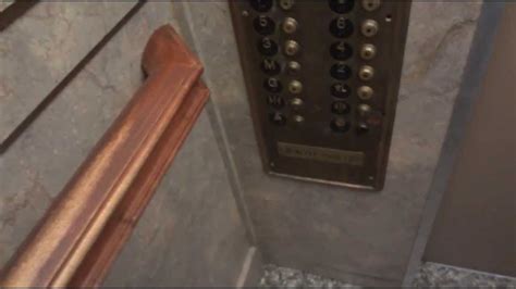 Vintage Otis Traction Elevators At The Hotel Russel Erskine Youtube