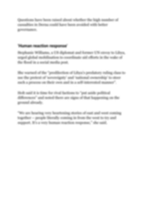 SOLUTION: disaster of epic proportions libya prosecutor probes deadly