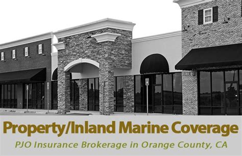 Property Inland Marine Coverage With Pjo Insurance Brokerage In