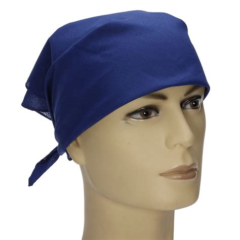 Solid Colors Plain Bandana Head Wear Headband Fashionable Cotton Scarf