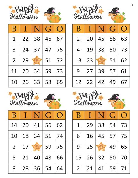 Free Printable Halloween Bingo Cards With Numbers Web Free Halloween