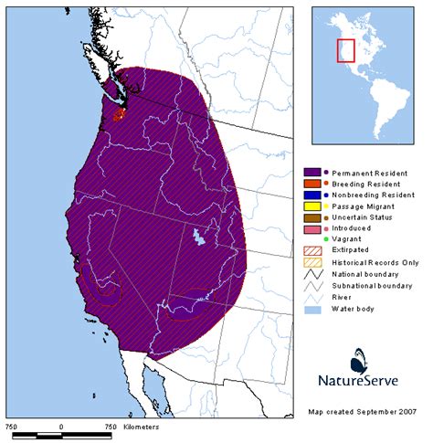 Americas Range Map California Condor