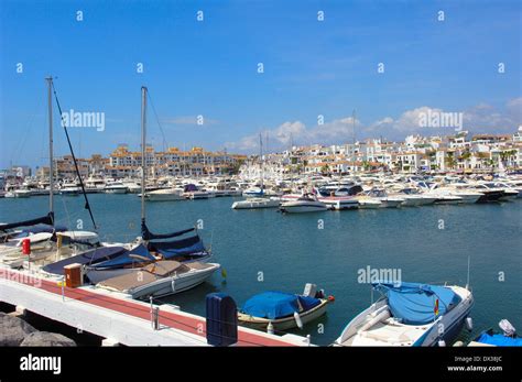 Yacht Harbour Puerto Banus Marbella Stock Photo Alamy