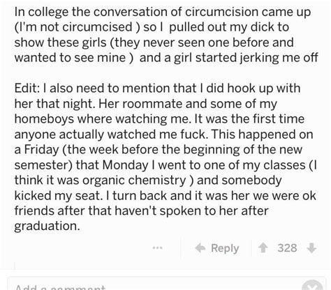 i pulled out my dick to show them and she just started jerking me off thathappened