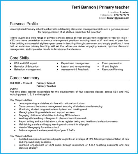This stylish free cv template is perfectly designed for a teaching role. Cv Template For Teaching Position - School teacher CV template