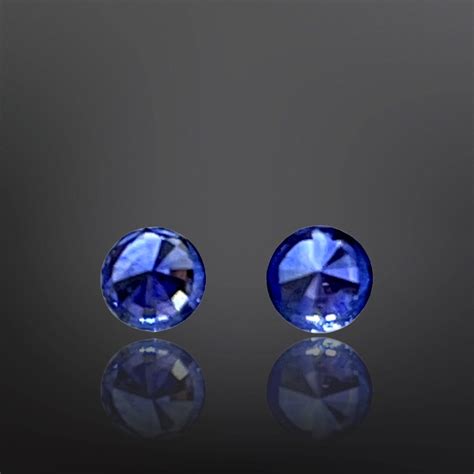 Certified Royal Blue Sapphire Pair Lihiniya Gems