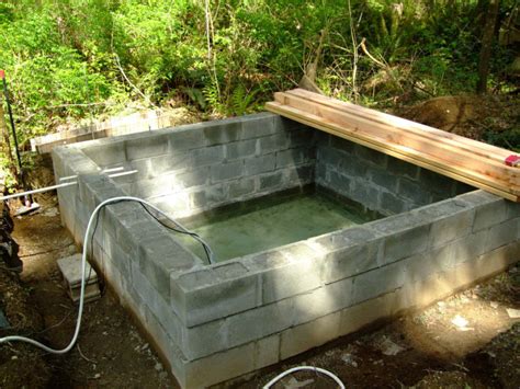 Concrete Block Cistern