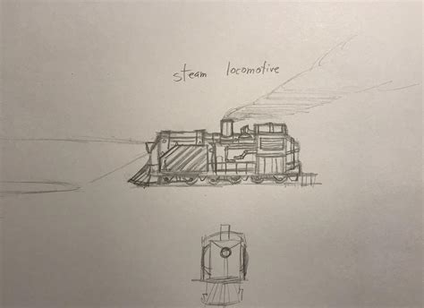 Concept Art For A Steam Locomotive Rfactorio