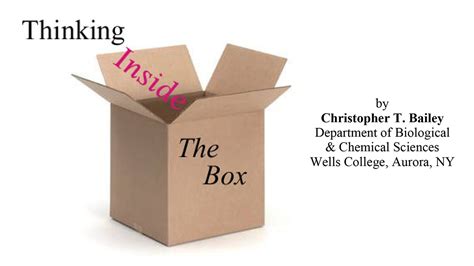 Thinking Inside The Box Nsta