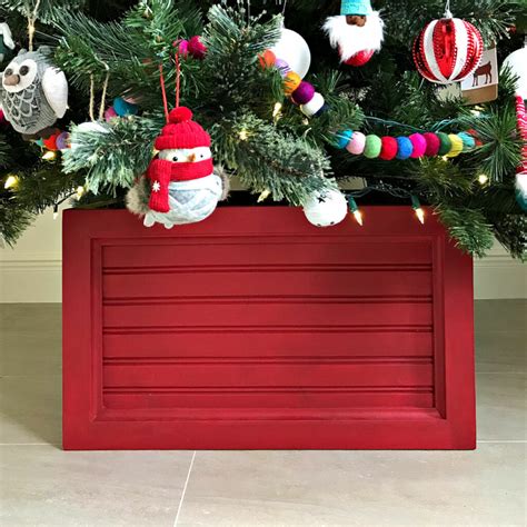 Beautiful Diy Christmas Tree Box Stand Plans Easy Steps And Video