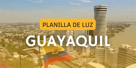 Planilla De Luz En Guayaquil Consultar Imprimir Descargar Y Pagar Hot