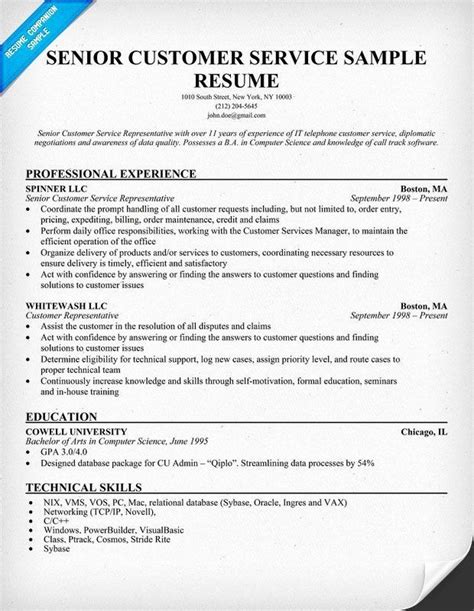 27 Entry Level Customer Service Resume Objective For Your Learning Needs