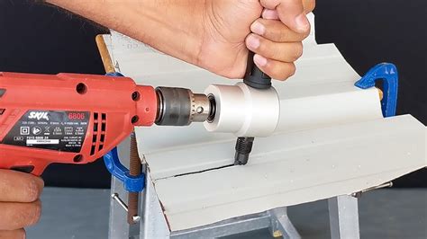 Metal Sheet Cutter Drill Attachment Youtube